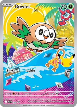 Rowlet - (043) Holofoil [ME Mega Evolution Promo] - Trinity Hobby