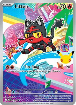 Litten - (044) Holofoil [ME Mega Evolution Promo] - Trinity Hobby