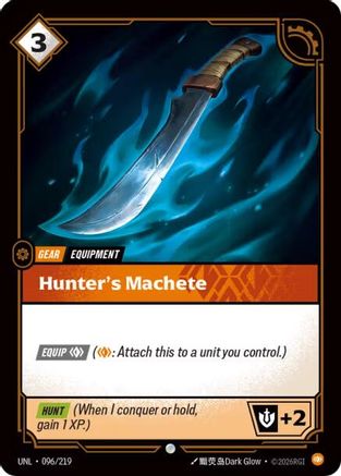 Hunter's Machete (096/219) - Unleashed - Trinity Hobby