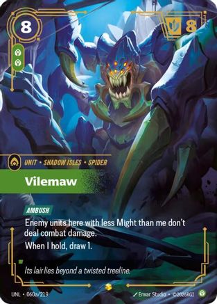 Vilemaw (Alternate Art) (060a/219) - Unleashed Foil - Trinity Hobby