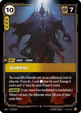 Atakhan (170/219) - Unleashed Foil - Trinity Hobby