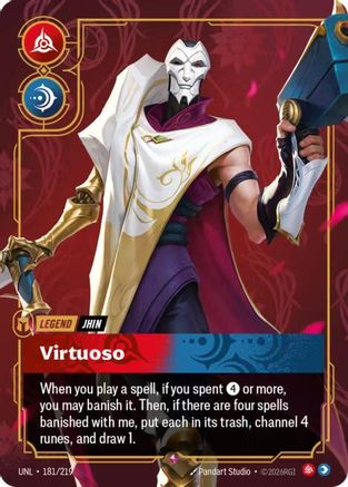 Jhin - Virtuoso (181/219) - Unleashed Foil - Trinity Hobby