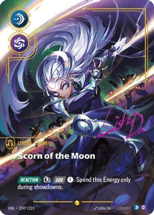 Diana - Scorn of the Moon (Signature) (234*/219) - Unleashed Foil - Trinity Hobby