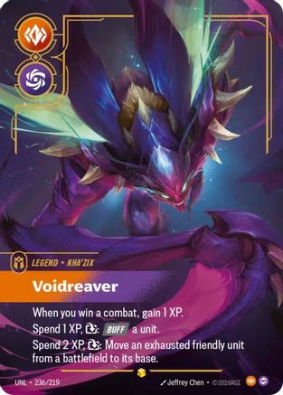 Kha'Zix - Voidreaver (Overnumbered) (236/219) - Unleashed Foil - Trinity Hobby