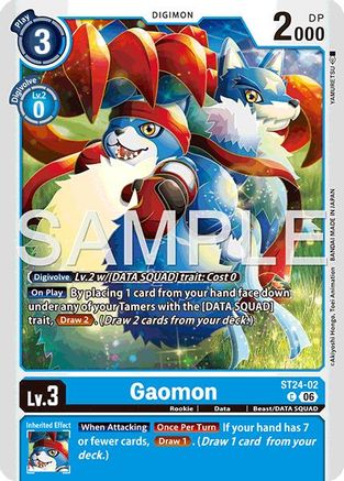 Gaomon (ST24-02) - [Starter Deck 24: Data Squad]