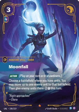 Moonfall (189/219) - Unleashed Foil - Trinity Hobby