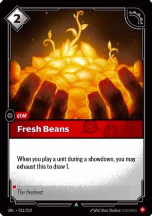 Fresh Beans (011/219) - Unleashed - Trinity Hobby