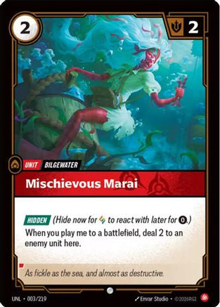 Mischevious Marai (003/219) - Unleashed - Trinity Hobby
