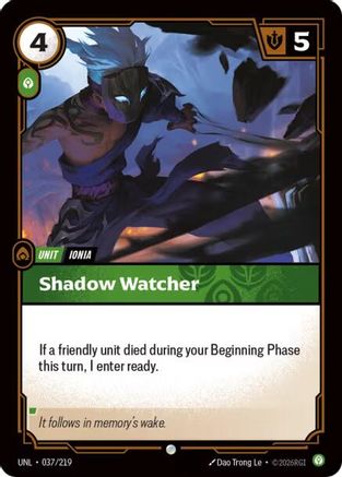 Shadow Watcher (037/219) - Unleashed - Trinity Hobby