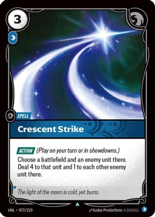 Crescent Strike (072/219) - Unleashed - Trinity Hobby