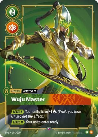 Master Yi - Wuju Master (191/219) - Unleashed Foil - Trinity Hobby