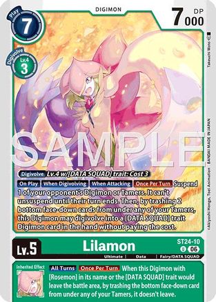 Lilamon (ST24-10) - [Starter Deck 24: Data Squad]