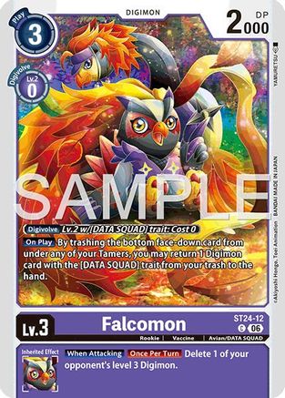 Falcomon (ST24-12) - [Starter Deck 24: Data Squad]