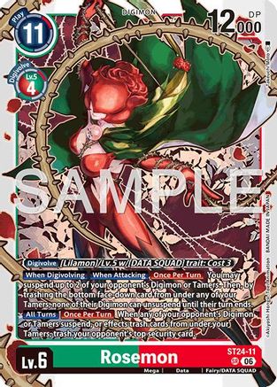 Rosemon (ST24-11) - [Starter Deck 24: Data Squad] Foil