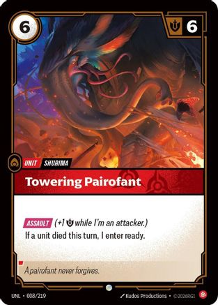 Towering Pairofant (008/219) - Unleashed - Trinity Hobby