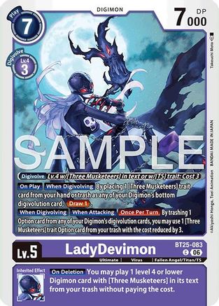 LadyDevimon (BT25-083) - [Dual Revolution] - Trinity Hobby