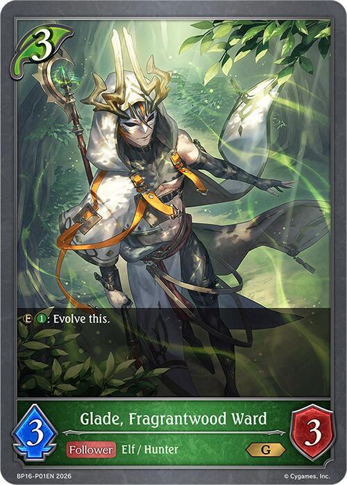 Glade, Fragrantwood Ward - P01 (Foil) - BP16: New World Genesis (BP16-P01EN) - Trinity Hobby