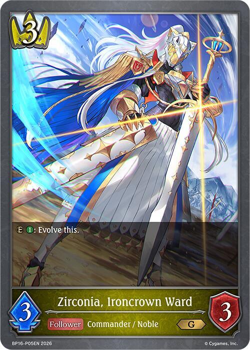 Zirconia, Ironcrown Ward - P04 (Foil) - BP16: New World Genesis (BP16-P04EN) - Trinity Hobby