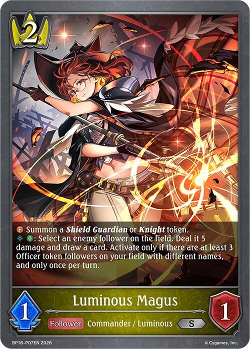 Luminous Magus - P07 (Foil) - BP16: New World Genesis (BP16-P07EN) - Trinity Hobby