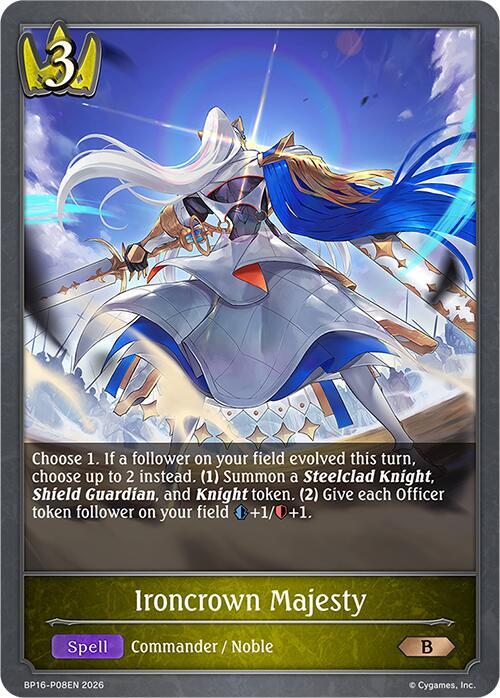 Ironcrown Majesty - P08 (Foil) - BP16: New World Genesis (BP16-P08EN) - Trinity Hobby