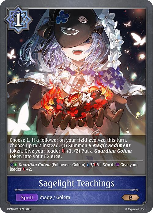 Sagelight Teachings - P12 (Foil) - BP16: New World Genesis (BP16-P12EN) - Trinity Hobby