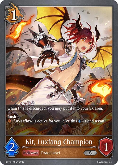 Kit, Luxfang Champion - P15 (Foil) - BP16: New World Genesis (BP16-P15EN) - Trinity Hobby