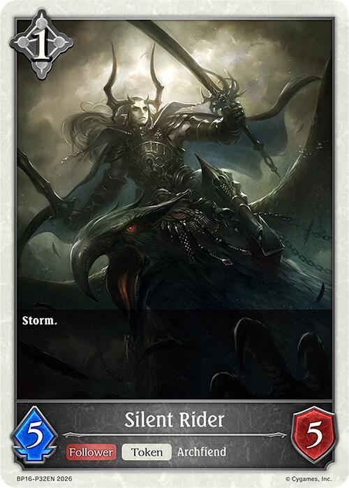 Silent Rider - P32 (Foil) - BP16: New World Genesis (BP16) - Trinity Hobby
