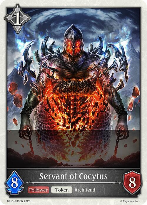 Servant of Cocytus - P33 (Foil) - BP16: New World Genesis (BP16) - Trinity Hobby