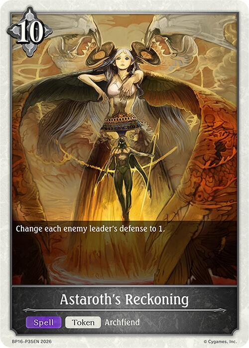 Astaroth's Reckoning - P35 (Foil) - BP16: New World Genesis (BP16) - Trinity Hobby