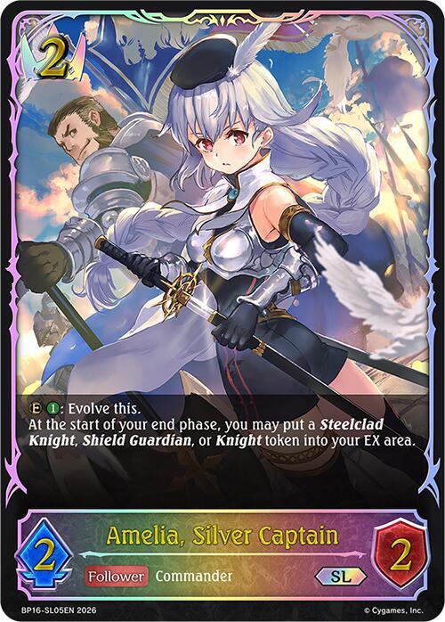 Amelia, Silver Captain (SL) - BP16: New World Genesis (BP16-SL05EN) - Trinity Hobby