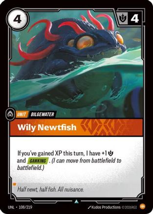 Wily Newtfish (108/219) - Unleashed - Trinity Hobby