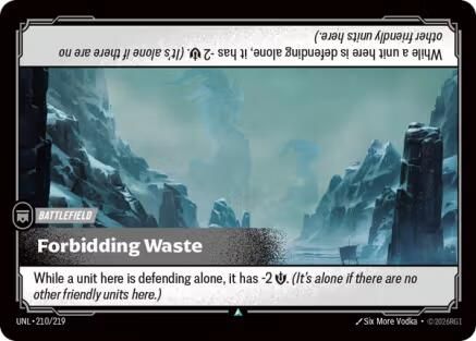 Forbidding Waste (210/219) - Unleashed - Trinity Hobby