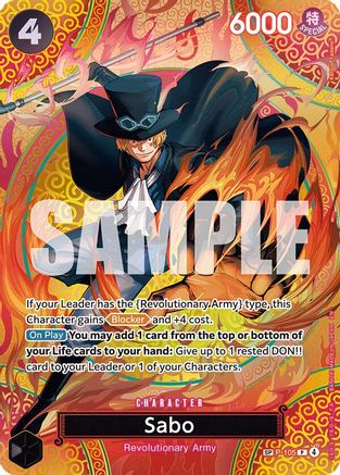 Sabo (P-105) (SP) (P-105) - [Adventure on Kami's Island] Foil - Trinity Hobby