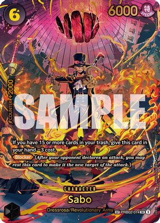 Sabo (PRB02-014) (SP) (PRB02-014) - [Adventure on Kami's Island] Foil - Trinity Hobby