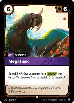 Megatusk (126/219) - Unleashed - Trinity Hobby