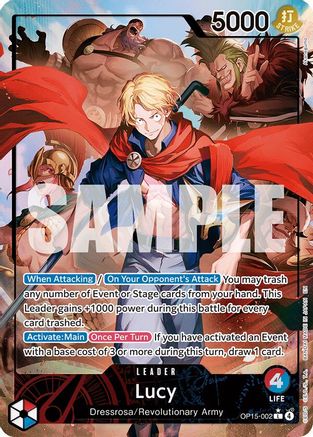 Lucy (Alternate Art) (OP15-002) - [Adventure on Kami's Island] Foil - Trinity Hobby