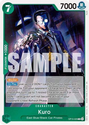 Kuro (OP15-025) - [Adventure on Kami's Island] Foil - Trinity Hobby