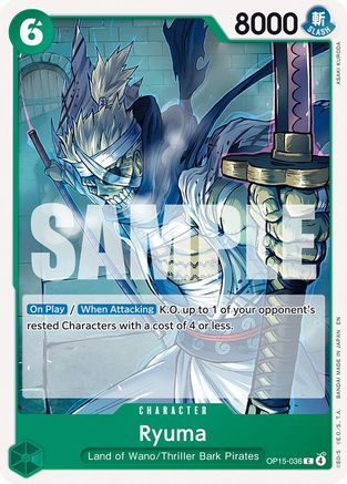 Ryuma (OP15-036) - [Adventure on Kami's Island] - Trinity Hobby