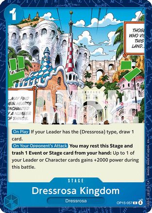 Dressrosa Kingdom (OP15-057) - [Adventure on Kami's Island] - Trinity Hobby