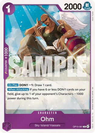 Ohm (OP15-061) - [Adventure on Kami's Island] Foil