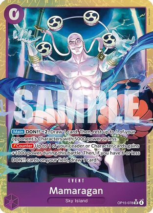 Mamaragan (Alternate Art) (OP15-078) - [Adventure on Kami's Island] Foil - Trinity Hobby