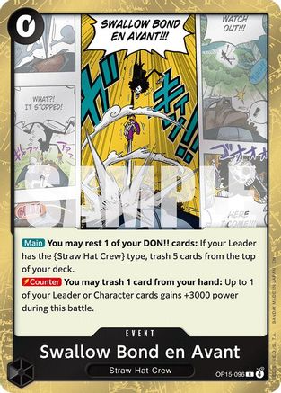 Swallow Bond en Avant (OP15-096) - [Adventure on Kami's Island] Foil - Trinity Hobby