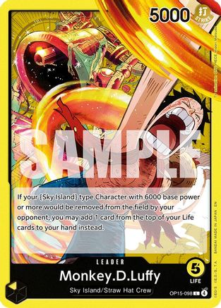 Monkey.D.Luffy (OP15-098) (OP15-098) - [Adventure on Kami's Island]