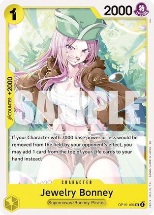 Jewelry Bonney (OP15-105) (OP15-105) - [Adventure on Kami's Island]