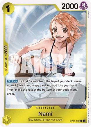 Nami (OP15-108) (OP15-108) - [Adventure on Kami's Island] Foil