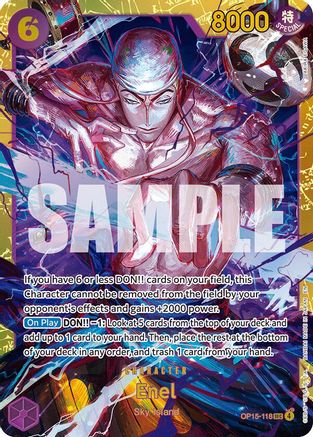 Enel (OP15-118) (OP15-118) - [Adventure on Kami's Island] Foil
