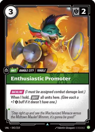 Enthusiastic Promoter (043/219) - Unleashed - Trinity Hobby