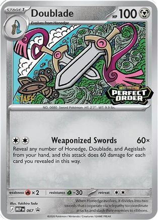 Doublade [Staff] - (067/null) Holofoil [ME Mega Evolution Promo] - Trinity Hobby
