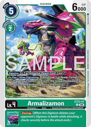 Armalizamon (ST23-07) - [Starter Deck 23: Beatbreak]