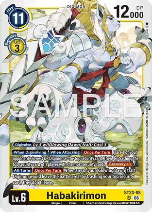 Habakirimon (ST23-05) - [Starter Deck 23: Beatbreak] Foil